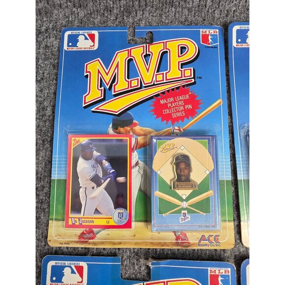 Major League Baseball MVP 1990 Collector Pin Set Lot Of 7 Ripken Bonilla Clark - Picture 2 of 8